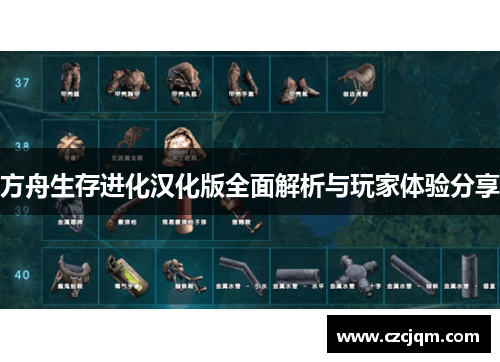 方舟生存进化汉化版全面解析与玩家体验分享